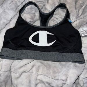 NWT Black champion sports bra